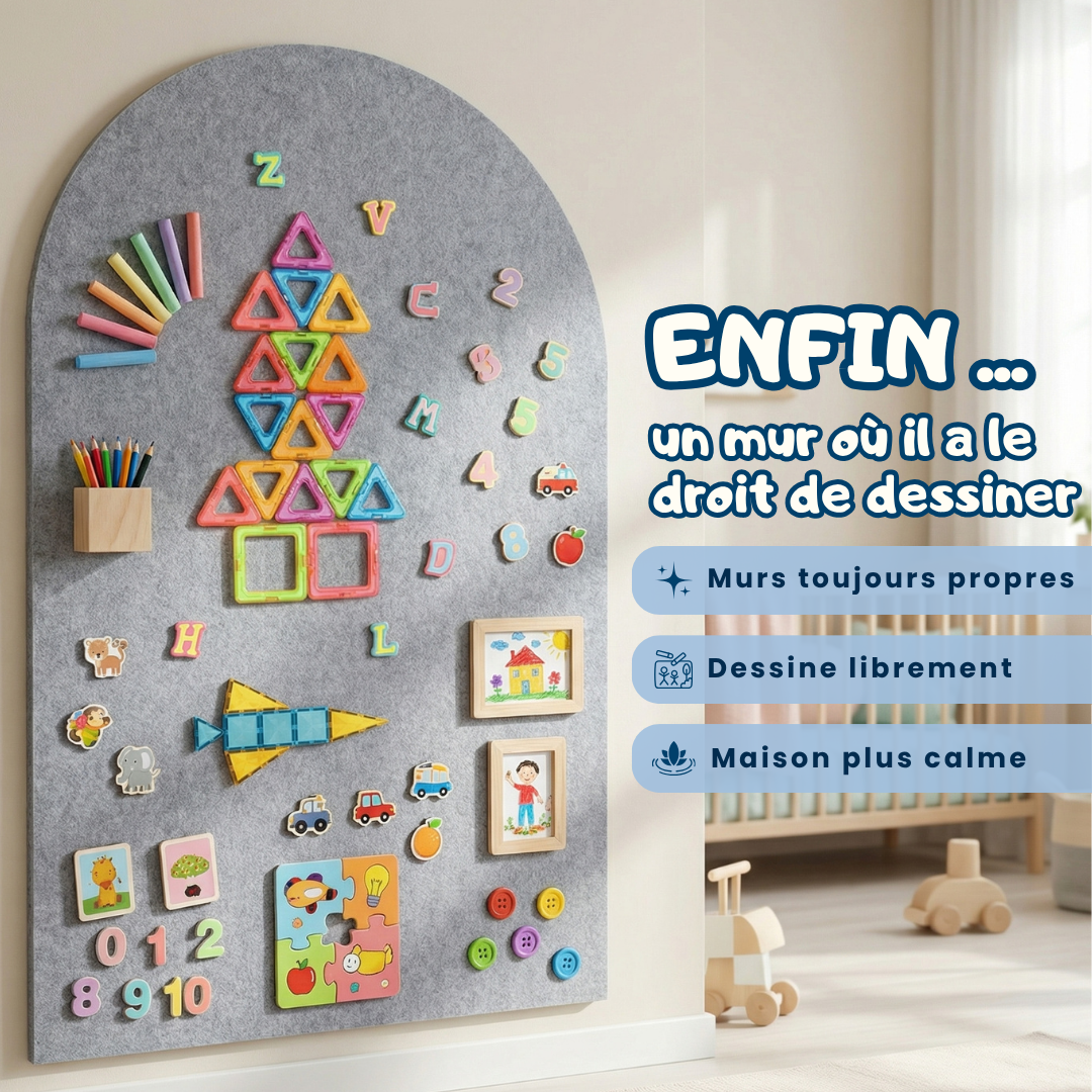Tableau Mural Magnétique pour Enfants™